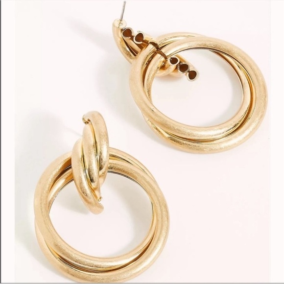 Free People Knock Knock Hoop Earrings - Picture 4 of 12